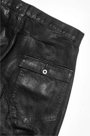 3D Black Jeans【Coating】