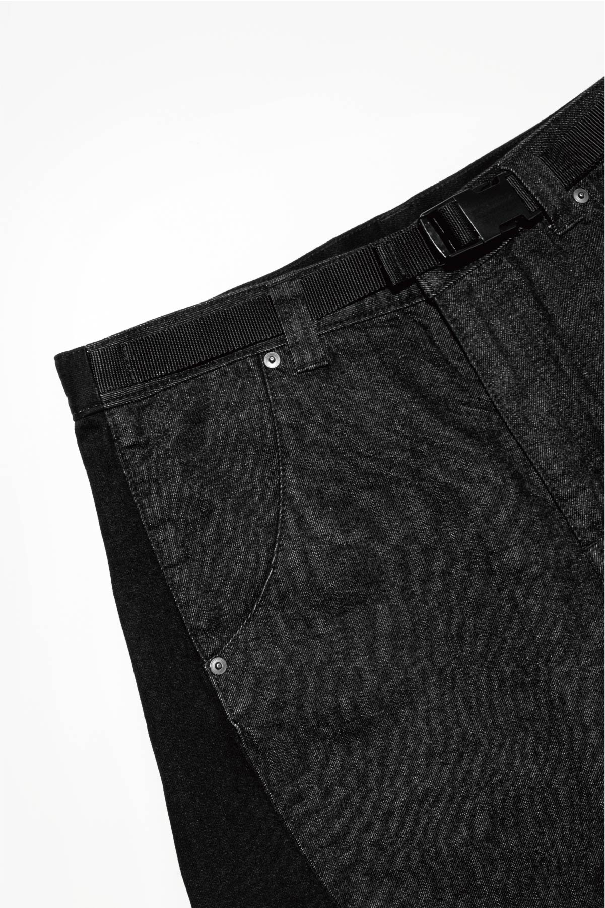 3D Black Jeans【One-Wash】