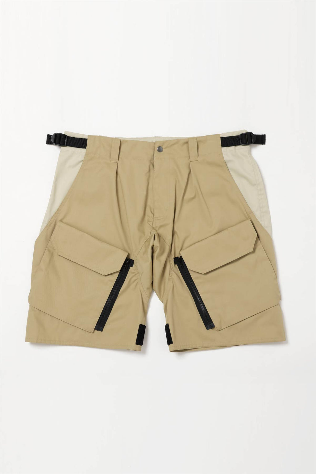 Flap Shorts【Beige × Ivory】
