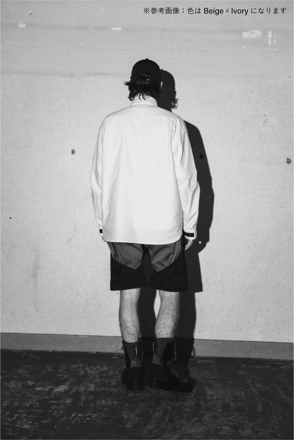Flap Shorts【Beige × Ivory】
