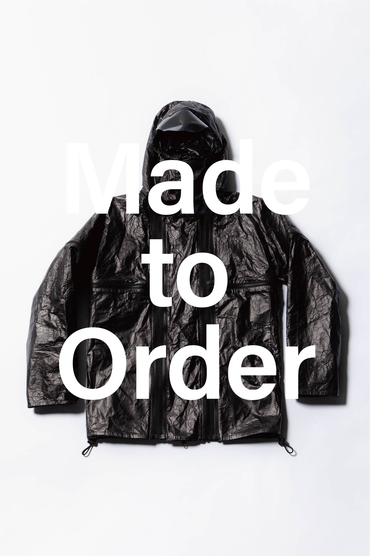 【Made to Order】　Shell jacket + Black tyvek parts Set